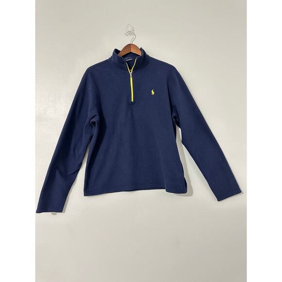 Polo Ralph Lauren Performance Quarter- Zip Pull Over sz Large - Picture 1 of 4